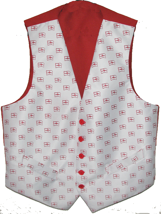 St George's Day Woven Waistcoat
